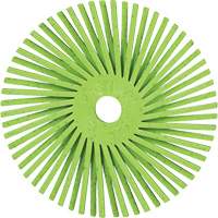 Scotch-Brite Type A Precision Radial Bristle Brush PN-RB, Ceramic, 50+ Grit, 3" Dia. Superchem Industries