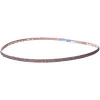 Metalite&reg; Cloth File Sanding Belt, 1/4" W x 24" L, Aluminum Oxide, 60 Grit Superchem Industries