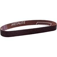 Metalite&reg; Cloth File Sanding Belt, 3/4" W x 20-1/2" L, Aluminum Oxide, 100 Grit Superchem Industries
