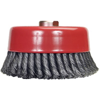 Knotted Wire Cup Brush, 6" Dia. x 5/8"-11 Arbor Superchem Industries