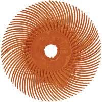 Scotch-Brite Type C Precision Radial Bristle Brush PN-RB, Ceramic, 80+ Grit, 3" Dia. Superchem Industries