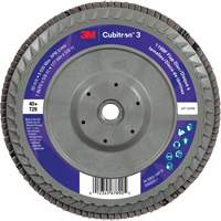 Cubitron 3 Conical  Flap Disc with Quick Change 1169F, 7" x 5/8"-11, Type T29, 40+ Grit, Ceramic Superchem Industries