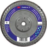 Cubitron 3 Flat Flap Disc with Quick Change 1169F, 6" x 5/8"-11, Type T27, 80+ Grit, Ceramic Superchem Industries