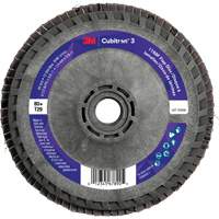 Cubitron 3 Conical  Flap Disc with Quick Change 1169F, 4-1/2" x 5/8"-11, Type T29, 80+ Grit, Ceramic Superchem Industries
