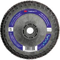 Cubitron 3 Conical  Flap Disc with Quick Change 1169F, 5" x 5/8"-11, Type T29, 40+ Grit, Ceramic Superchem Industries