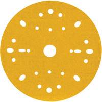 Hookit Gold Abrasive Disc, 6" Dia., 120 Grit, Aluminum Oxide, C-Weight Superchem Industries