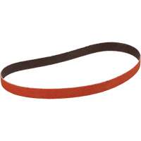 Courroie en toile 777F, 1/4" la x 18" lo, Ceramic Aluminum Oxide, Grain 80 Superchem Industries