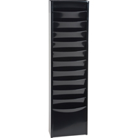 Literature Storage Racks, Stationary, 11 Slots, Steel, 9-3/4" W x 4-1/8" D x 36" H Superchem Industries