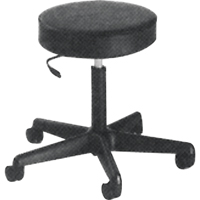 Tabouret de travail de s&eacute;rie 900, Mobile, Ajustable, , Vinyle Si&egrave;ge, Noir Superchem Industries