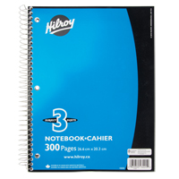 3 Subject Spiral Notebook Superchem Industries