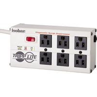 Limiteurs de surtension Isobar, 6 Prises, 2850 J, 1440 W, Cordon 6' Superchem Industries
