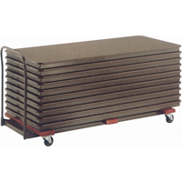 Flat Stacking Table Caddies, 74" W x 31.25" D x 36.25" H Superchem Industries