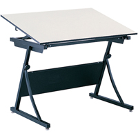 Table &agrave; dessin &agrave; hauteur r&eacute;glable PlanMaster, 43" la x 29-1/2" - 37-1/2" h, Noir Superchem Industries