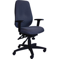 Cierra Petite Series Ergonomic Chairs, Fabric, Grey, 300 lbs. Capacity Superchem Industries