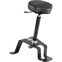 Chaise ergonomique assis-debout TA 200, Vinyle Si&egrave;ge, Noir Superchem Industries