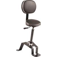Chaise ergonomique assis-debout TA300, Position assise/debout, Vinyle Si&egrave;ge, Noir Superchem Industries