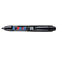 Dura-Ink&reg; #20 Permanent Marker, Black, Fine Tip Superchem Industries