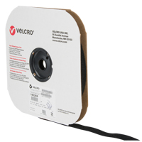 Fastener Tape, Loop, 25 yds x 3/4", Sew-On, Black Superchem Industries