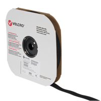 Fastener Tape, Loop, 25 yds x 1", Sew-On, Black Superchem Industries