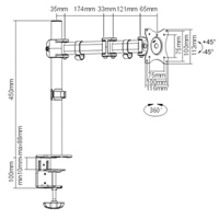 ActivErgo  Monitor Arm Superchem Industries