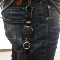 Securit Key Chains, Polycarbonate, 48" Cable, Carabiner Attachment Superchem Industries