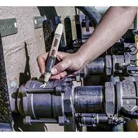 Felt Tip Paint Marker, Liquid, White Superchem Industries