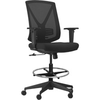 Activ Series Premium Synchro-Tilt Adjustable Chair, Fabric/Mesh, Black, 275 lbs. Capacity Superchem Industries