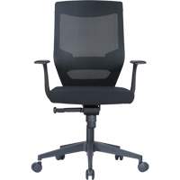 Activ Series Synchro-Tilt Office Chair, Fabric/Mesh, Black, 275 lbs. Capacity Superchem Industries