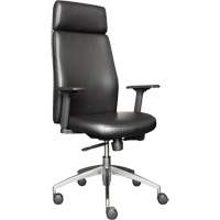 Activ Series High Back Executive Chair, Polyurethane/Vinyl, Black, 275 lbs. Capacity Superchem Industries