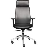 Activ Series High Back Executive Chair, Polyurethane/Vinyl, Black, 275 lbs. Capacity Superchem Industries