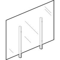 Sneeze Guard, 36" W x 36" H Superchem Industries