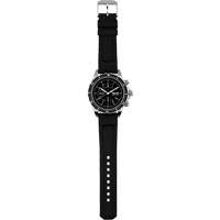 Jumbo Diver/Pilot's Automatic Chronograph Watch, Digital, Battery Operated, 46 mm, Black Superchem Industries