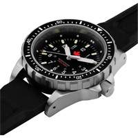 Red Maple Jumbo Diver's Quartz Watch, Digital, Battery Operated, 46 mm, Black Superchem Industries