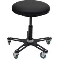 OmniStool Industrial Stool, Mobile, Adjustable, 22-1/2", Vinyl Seat Superchem Industries
