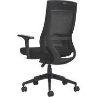 High-Back Weight-Sensing Synchro-Tilter, Mesh, Black Superchem Industries