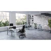 Newland Height-Adjustable Rectangular Table Superchem Industries