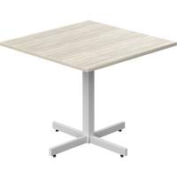 Newland Height-Adjustable Square Table, 36" L x 36" W x 29" H, 1" Top, Laminate, Tan Superchem Industries