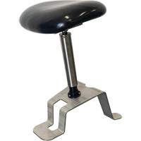 TA200 Sit-Stand Stool, Vinyl, Black, 280 lbs. Capacity Superchem Industries