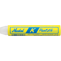 M Paintstik&reg; Paint Marker for Heat Treating, Solid Stick, White Superchem Industries
