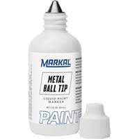 Marqueur Paint-Riter avec pointe en bille m&eacute;tallique, Liquide, Blanc Superchem Industries