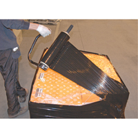 Stretch Wrap, 80 Gauge (20.3 micrometers), 18" x 1000', Opaque Black Superchem Industries