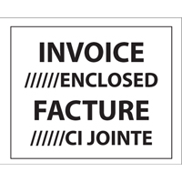 Packing List Envelopes, 4" L x 5" W, Backloading Style Superchem Industries