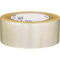 Tartan 369 Box Sealing Tape, Acrylic Adhesive, 1.6 mils, 48 mm (1-22/25") x 100 m (328') Superchem Industries
