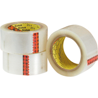 Scotch&reg; 375 Box Sealing Tape, Hot Melt Adhesive, 3.2 mils, 48 mm (1-22/25") x 50 m (164') Superchem Industries