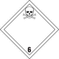 &eacute;tiquettes d'exp&eacute;dition TMD, Classe 6,1, Substances toxiques, Vinyle Superchem Industries