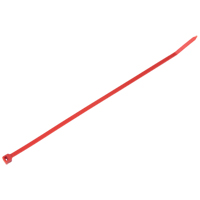 Intermediate Cable Ties, 8" Long, 40 lbs. Tensile Strength, Red Superchem Industries