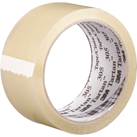 Tartan 305 Box Sealing Tape, Acrylic Adhesive, 1.6 mil, 48 mm (2") x 100 m (328') Superchem Industries