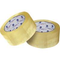 Box Sealing Tape, Hot Melt Adhesive, 2 mils, 48 mm (1-22/25") x 100 m (328') Superchem Industries