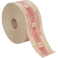 Pre-Printed Gummed Tapes, 72 mm (2-4/5") x 137 m (449.475'), Kraft Superchem Industries