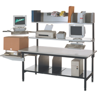 Packaging Workbench, 83" W x 33" D x 36" H, Laminate Superchem Industries